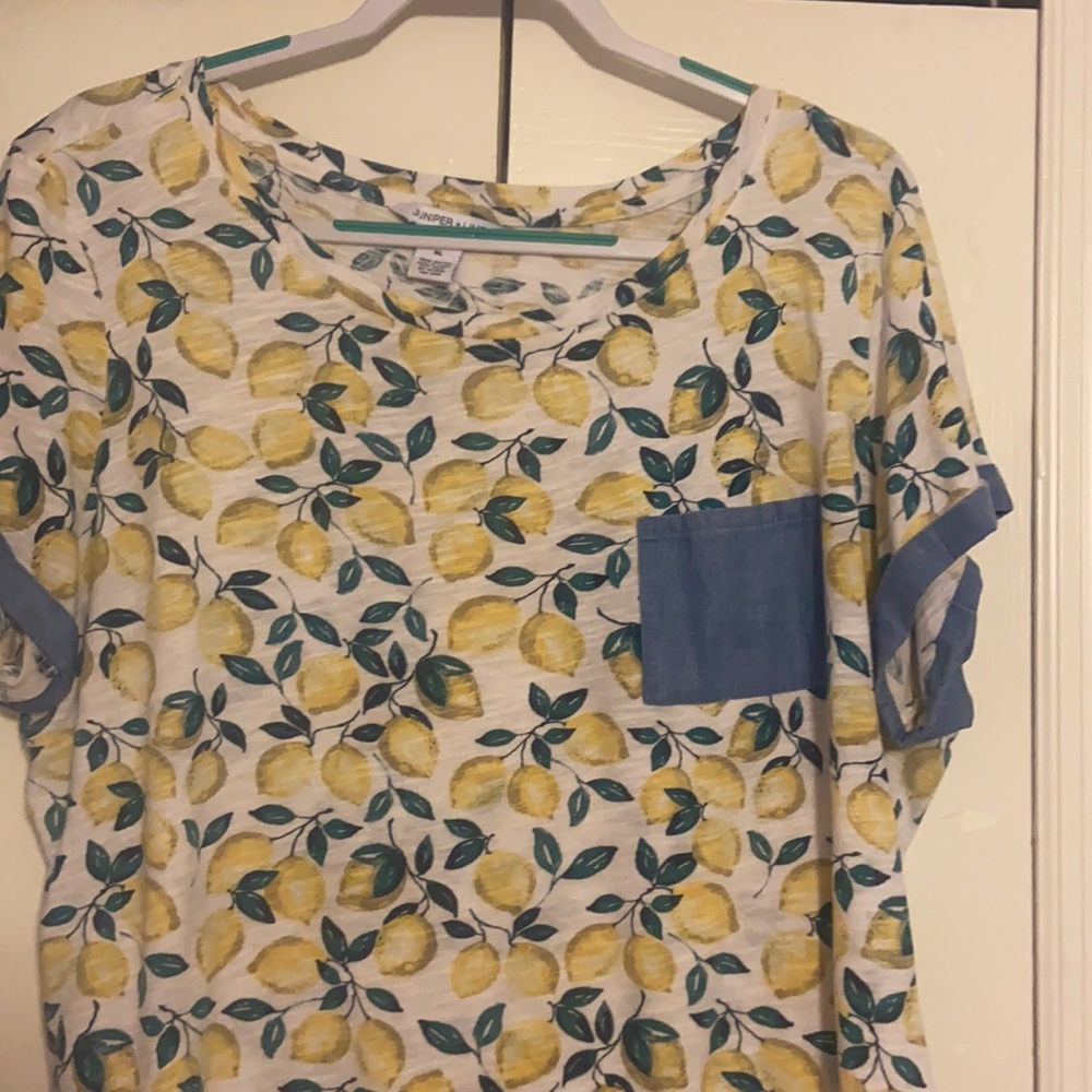 juniper and lime lemon shirt
